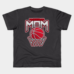 Basketball Mom Kids T-Shirt